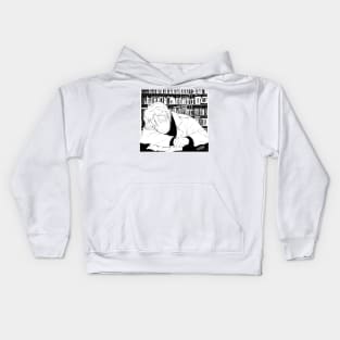 Banana Fish - Ash Sleeping in the Library Kids Hoodie